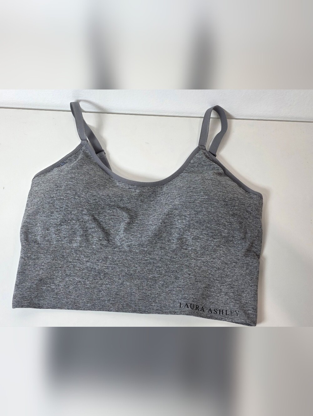 Laura Ashley Heather Gray Seamless Bralette